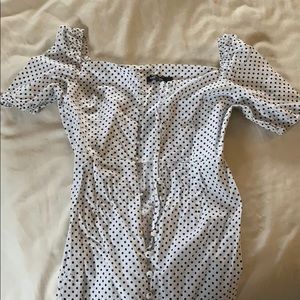 Over the shoulder dress